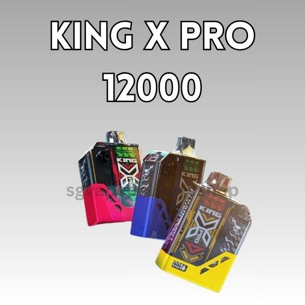 King X Pro 12000 Puffs - sgvapedeliveryshop