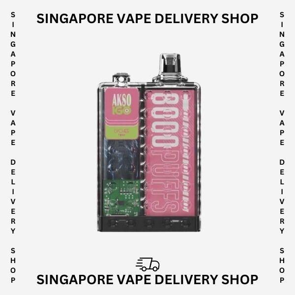 akso-igo-8000-lychee-ross-(SG VAPE DELIVERY SHOP)