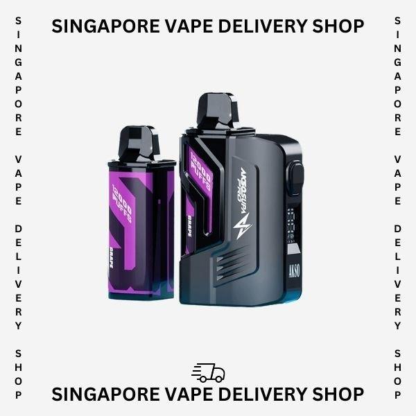 akso-supa-pro-kit-12000-grape-(SG VAPE DELIVERY SHOP)