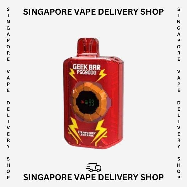 geekbar-psg-9000-strawberry-lemonade-(SG VAPE DELIVERY SHOP)