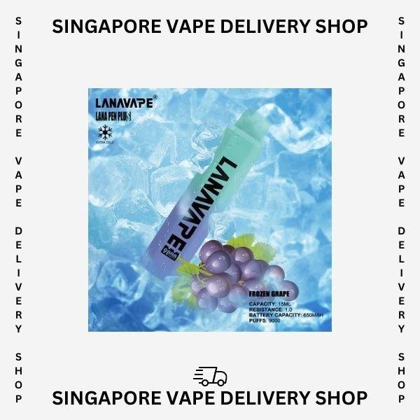 Lana-pen-plus-9000-frozen-grape-(SG VAPE DELIVERY SHOP)