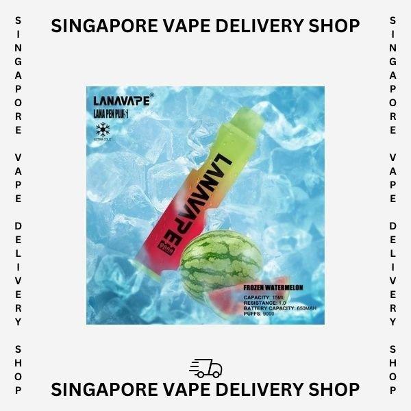 Lana-pen-plus-9000-frozen-watermelon-(SG VAPE DELIVERY SHOP)