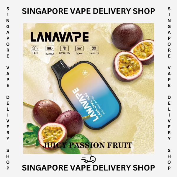 Lana_Opal_8000_Passion_fruit_(SG VAPE DELIVERY SHOP)