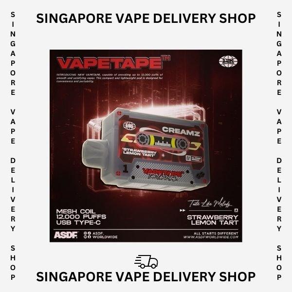 Vapetape-12000-strawberry-lemon-tart-(SG VAPE DELIVERY SHOP)