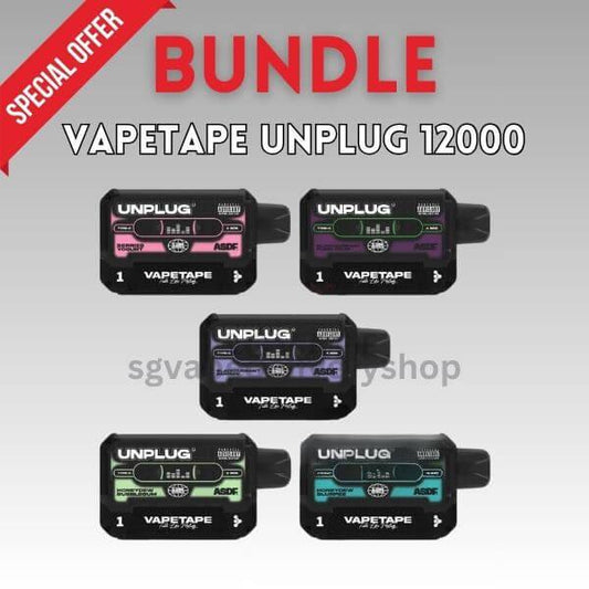 Vapetape-unplug-12000-bundle-(SG VAPE DELIVERY SHOP)