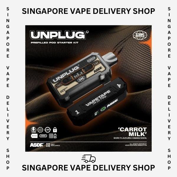 vapetape-unplug-kit-12000-carrot-milk-(SG VAPE DELIVERY SHOP)