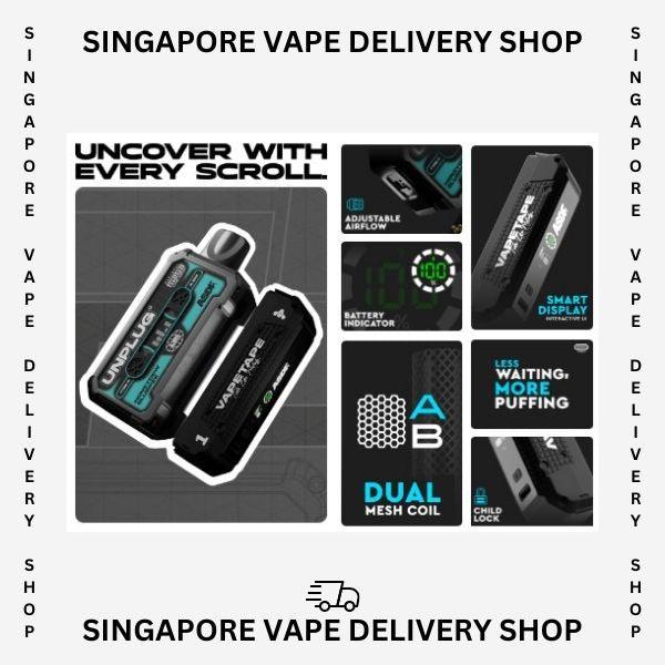 vapetape-unplug-kit-12000-specification-(SG VAPE DELIVERY SHOP)