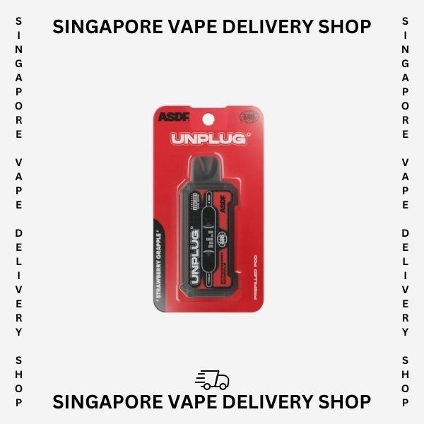 vapetape-unplug-pod-12000-strawberry-grapple-(SG VAPE DELIVERY SHOP)