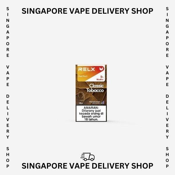 relx-infinity-pod-classic-tobacco-(SG VAPE DELIVERY SHOP)