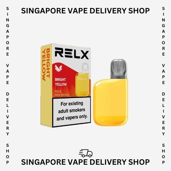 Relx-mini-device-yellow-(SG VAPE DELIVERY SHOP)