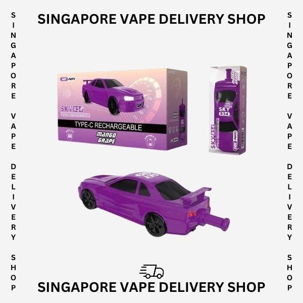 Skyline-GTR-R34-14000-mango-grape-(SG VAPE DELIVERY SHOP)